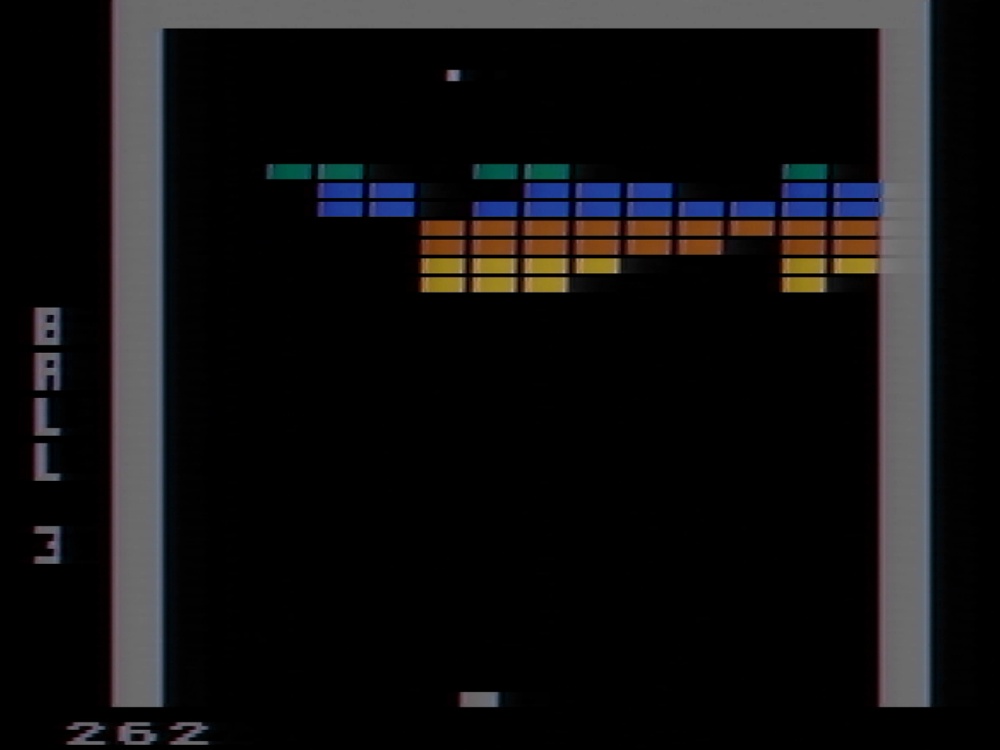 Gameplay of Super Breakout for Atari 5200